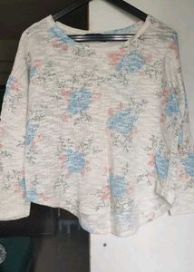 Floral Knit Top
