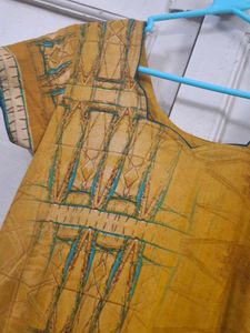 Elegant Mustard Kurta