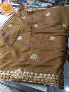 Elegant Brown Saree