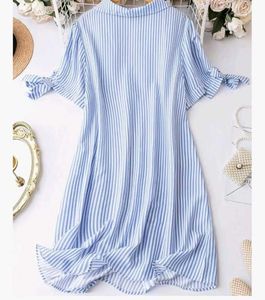 Blue &amp; White Strips Dress