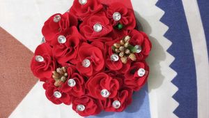 Red Floral Hair Accessory