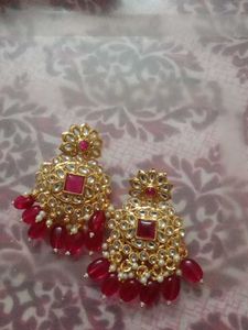 Elegant Red Earrings