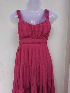Pink Tiered Maxi Dress