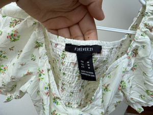 Forever 21 Floral Crop Top