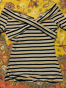 Faballey Striped Top