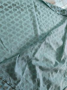 Light Blue Printed Kurti