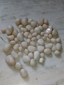 White Pebbles For Decoration