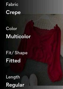 Women&#39;s Trendy Red 🍒 Top