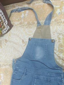 Light Wash Denim Overalls