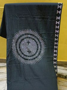Sequence Or Stone Shawl ,Cotton Material