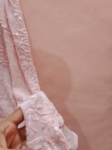 Rose Design Kurta Set With Dupatta