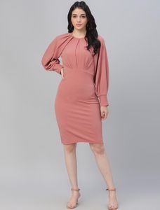 Nude Colour Small Size One Piece Dress