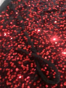 Red Sequin Party Dress