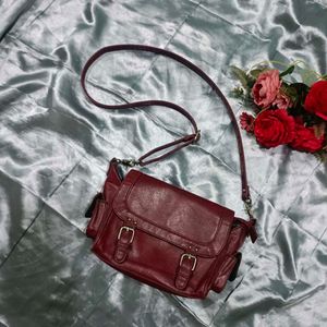 Imported Original Leather Sling Bag