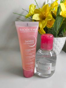 Bioderma cleanser and micellar water