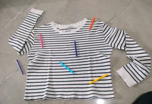 Zara White Tshirt Top