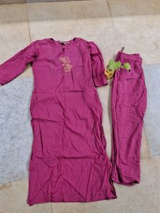 Pink Kurta