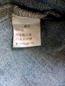 QIE GAO Women&#39;s Vintage Blue Denim Jacket