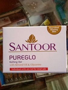 Santoor Pureglo Bathing Bar(125 gm, Pack of 1