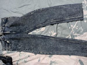 Acid Wash Denim Jeans