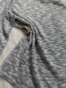 Silver knit sweater