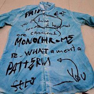 Tie Dye Printed Designer  Shirt For Men