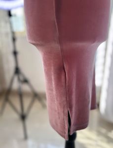 Korean Velvet Strappy Dress