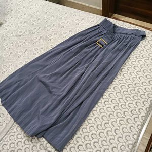 Pleated Midi Skirt