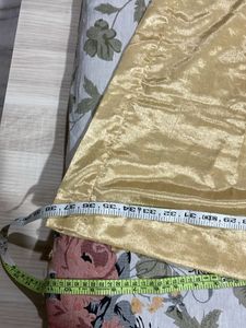 Petticoat Or Underskirt Of Saree In Gold Colour