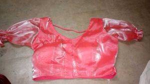 Pink Puff Sleeve Blouse
