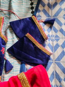 Blue Embroidered Lehenga Choli