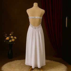Elegant White Strapless Gown