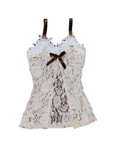 Crocheted Mesh Top