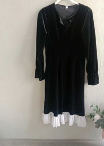 black velvet dress