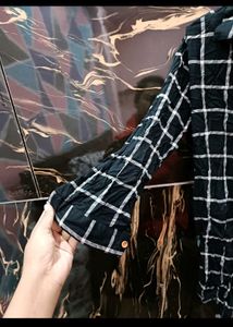 Checkered Shirt with Tee