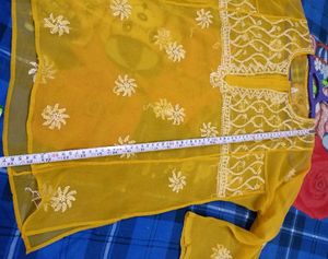 chikan kurti combo 😍🔥chikankari embroidery