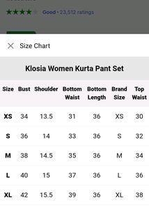 Klosia Brand New Kurta Set