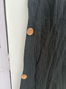 Black Button-Down Dress