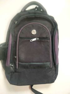 Black &amp; Purple Backpack
