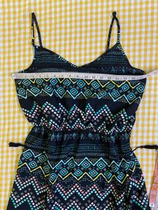 Atmosphere Patterned Mini Dress Size S
