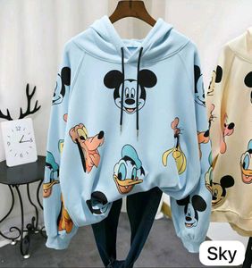 Cute Cartoon Print Hoodie