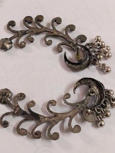 3 Pair Of Oxidation Earings Danglers Ethnic