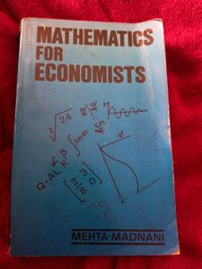 Mathematics For Economists