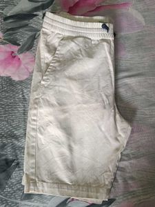 Benetton Beige Pull-On Shorts