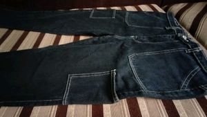 L Size Straight Cargo Jeans