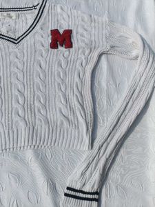 H&amp;m Y2k Cable Knit Sweater