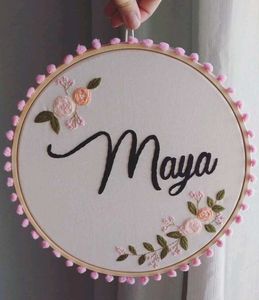 Customizable Beautiful Name Hoops