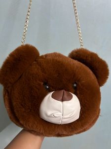 Cute Teddy Bear Sling Bag