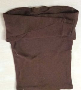 Brown Long Sleeve Top