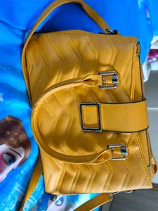 Chic Mustard Handbag